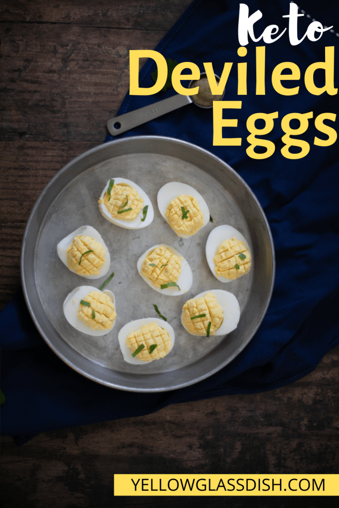 Keto Deviled Eggs recipe made with low carb ingredients! Great for parties or holidays